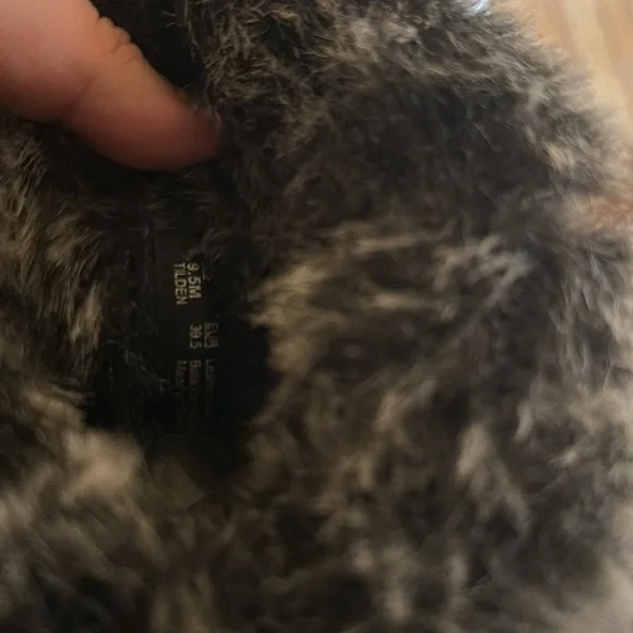 Sam Edelman Women’s Tilden Suede Leather Faux Fur Fringe Boots Black Size 9.5 - Picture 16 of 16